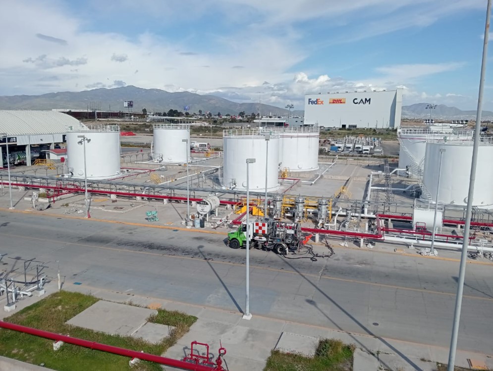 Mantenimiento a estación de combustibles