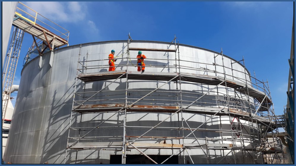 Mantenimiento a tanques de almacenamiento